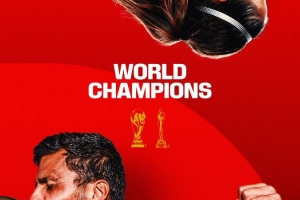 西班牙是首支同时包揽男足、女足世界杯的国家，FIFA官方晒照祝贺